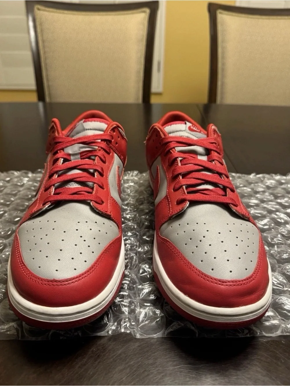 Nike Dunk Low UNLV University Red Gray Sneaker Shoes Size US 12